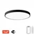 Immax NEO 07314L-LED stropno svetlo SEMPLICI s prigušiva 128W/230V preč.100cm Wi-FiTuya crna + daljinski upravljač