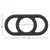 California Exotics Alpha Liquid Silicone Commander Ring Black
