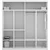 Garderobna omara Lux 203 cm - venge