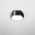 Sollux SL.1059 - Plafonsko svetlo SUNDE 2xE27/60W/230V 11,5 cm crno