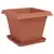 Saksije za biljke 24 pcs Crvena cigla 38 x 38 x 30 cm Plastika