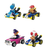 Set za igru Mattel Hot Wheels - Super Mario s autom, 4 komada