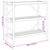 Polica s 3 razine 100 x 40 x 90 cm od bambusa