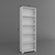 Hanah Home Polica za knjige Lucas 1600-110, 64x182x25 cm, Bela