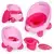 ECOTOYS Noša za decu sa uklonivim umetkom i neklizajućim nogicama, Roze