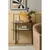 Temno rjava kovinska stranska mizica 28x90 cm Paris – Leitmotiv
