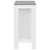 Vidaxl Barska miza s polico 110x50x103 cm bela