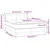 shumee Box spring postelja z vzmetnico črna 140x200 cm blago