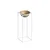 Aberto Design Dekorativna saksija GED-021-C, 60 cm, O 20 cm ,, Bela