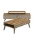 Hanah Home Set TV komoda i klub sto City, Orah-krem