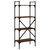 Regal za knjige 4 razine boja hrasta 56x31,5x138,5 cm drveni