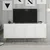 Hanah Home Konzola Lyon 80, 180x80x35 cm, Belo-zlatne boje