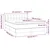 Vidaxl Box spring postelja z vzmetnico temno rjav 140x190 cm blago