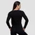 GymBeam Ženska majica dugih rukava Basic Black