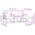 Set vanjskih sofa 4 kom. Prirodna i krem