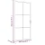 Unutarnja vrata 102,5x201,5 cm crna od ESG stakla i aluminija