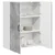 Ormar za Zid PORTO Betonski sivi 80 x 31 x 100 cm