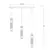 LED luster na sajli AMBIENTE 3xLED/6W/230V 3000/4000/6000K zlatna