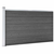 VIDAXL WPC panel za ogradu (175x105cm), crni