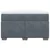 Vidaxl Box spring postelja z vzmetnico temno siva 120x200 cm žamet