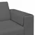 Sofa Tamno siva 250 x 77 x 76 cm Kordura tekstil