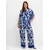 SHEEGO Bluza kobalt modra/temno modra/bela