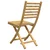 Sklopive vrtne stolice 4 kom 43 x 54 x 88 cm od bambusa