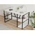 Hanah home Radni sto 120x74x60cm Beli