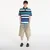 Majica FRED PERRY Striped Relaxed Polo Shirt Deep Mint XL