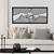 Wallity Zidna dekoracija Michelangelo, 85x39 cm, 1.5 mm, Crna