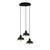 Conceptum Hypnose Luster Berceste-181BLACK-S2, 59 cm, 3xE27