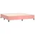 Greatstore Box spring postelja z vzmetnico roza 200x200 cm žamet