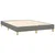 Vidaxl Box spring postelja z vzmetnico LED temno siva 140x190 cm blago