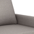 vidaXL Dvosed taupe 120 cm blago