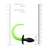 Ouch! Glow in the Dark Puppy Tail plug