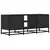 TV ormarić crni 100 x 35 x 41 cm konstruirano drvo i metal