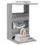 Bocni stol Siva Sonoma 40 x 35 x 60,5 cm Konstruirano drvo