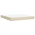 Vidaxl Box spring postelja z vzmetnico krem 180x200 cm blago