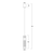 LED luster na sajli AMBIENTE LED/6W/230V 3000/4000/6000K zlatna