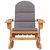 Stolica za ljuljanje Adirondack s jastucima bagremovo drvo