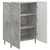Kreveta Betonska siva 66 x 34,5 x 92 cm Konstruirano drvo