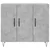 Komoda siva boja betona 90x34x80 cm od konstruiranog drva