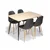 USE Temno siv jedilni stol MARIE