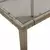 Vrtni stol sa staklenom pločom sivi 150x90x75 cm od poliratana