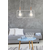 Luster na sajli FRAME 2xE27/60W/230V beli