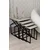 Hanah Home Uygar set stolića (umetnuti), crna (4 kom)