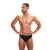 Mens swimsuit speedo 7cm tech panel brief black/chroma blue/spritz
