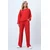 Trend Alacati Stili Ženski komplet Alc-X14543, Crveni