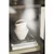 Rjava vitrina v hrastovem dekorju z drsnimi vrati 100x203 cm Hazelton – Rowico