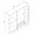 Hanah home Ormar Kale Plus 225x210x52cm Sivi